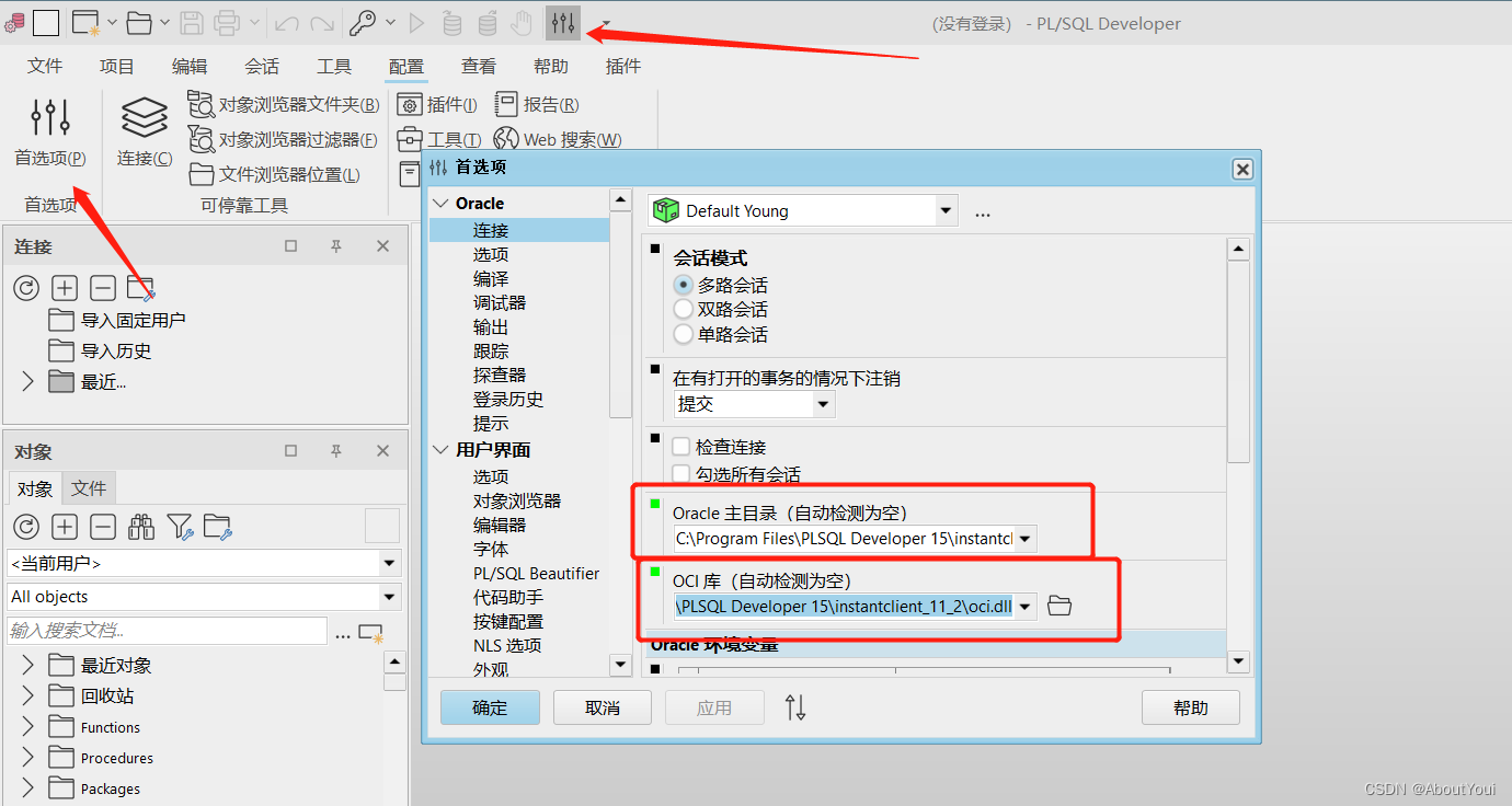 windows安装pl/sql developer 15和instantclient_instantclient15-CSDN博客