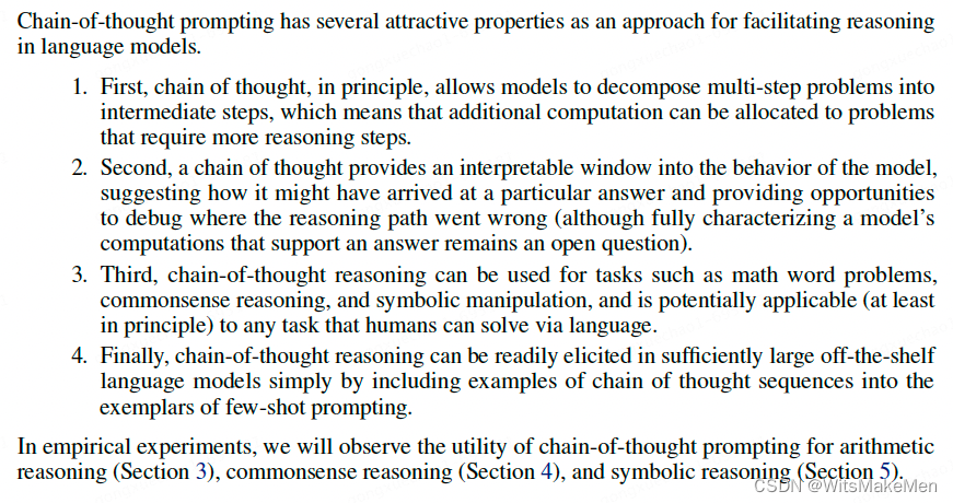 思维链（Chain-of-Thought Prompting Elicits Reasoning in Large Language Models）