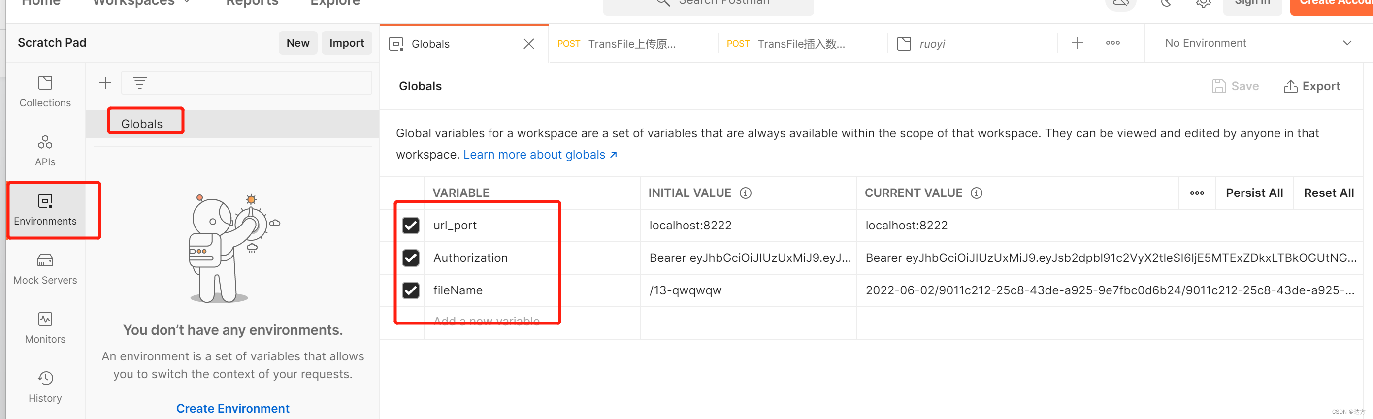 Postman interface association use - Programmer Sought
