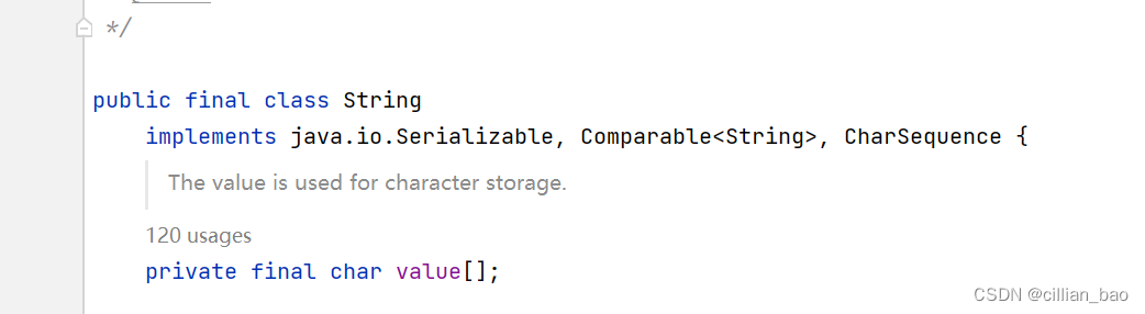 string实现comparable接口