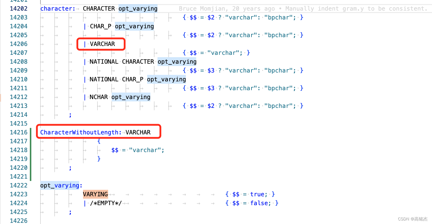 Postgresql中yacc语法树冲突解决方法（shift/reduce conflicts）_yacc conflict on-CSDN博客