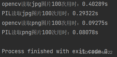 【opencv和PIL读取图片的速度对比】