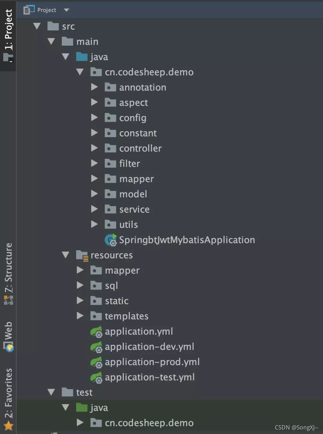 Java 源代码的组织结构
