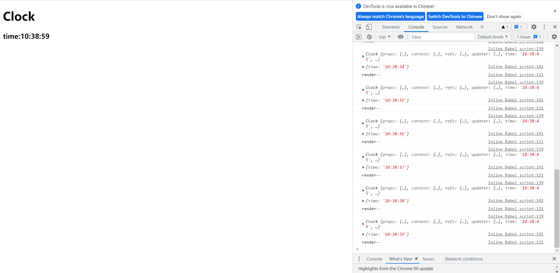 React-component-class-更新(自动化动态时钟)_react组件 value值更新 设置动画-CSDN博客