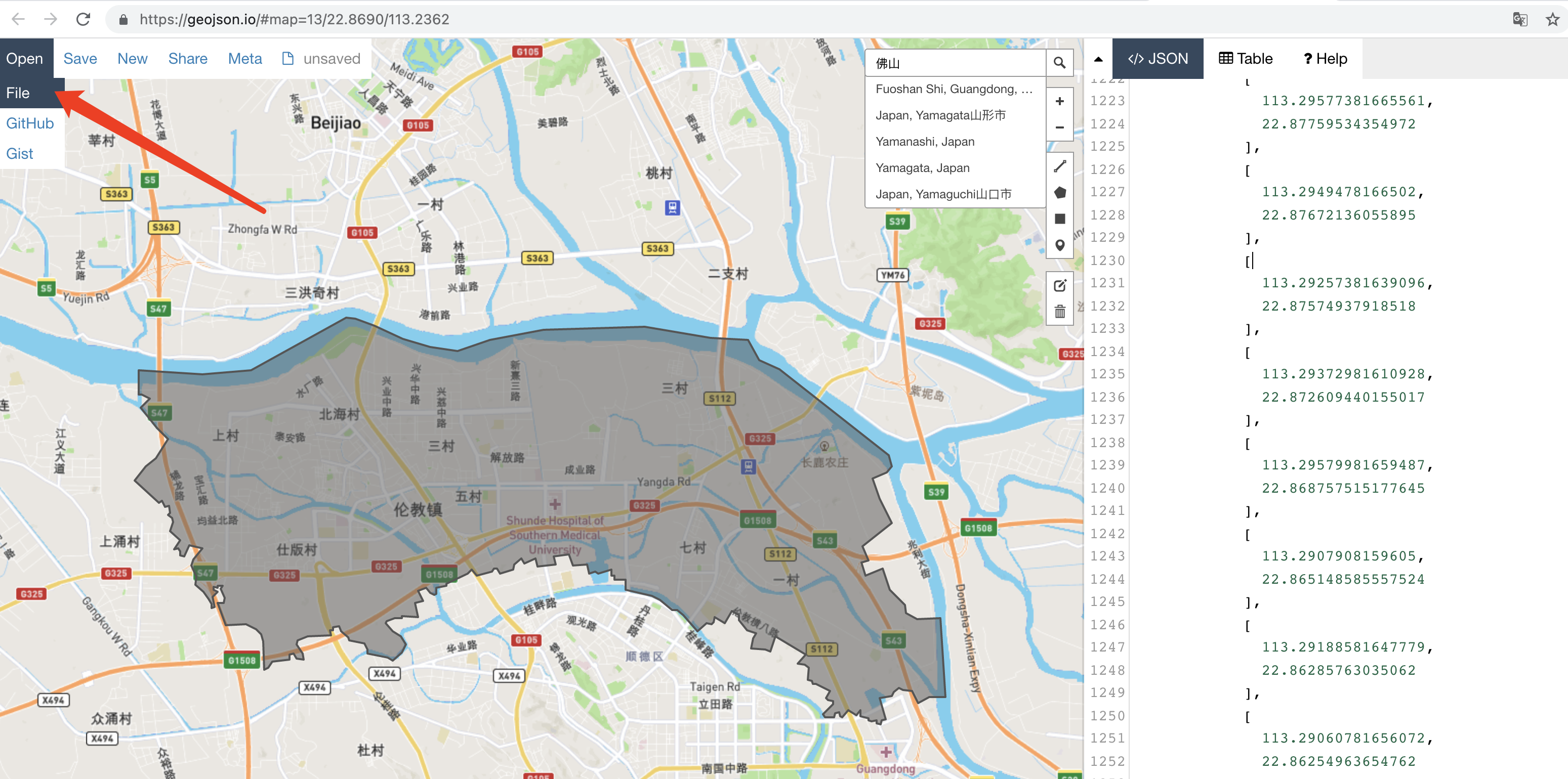 echarts 简单实现地图省 =  市 =  区 =  镇街 下钻