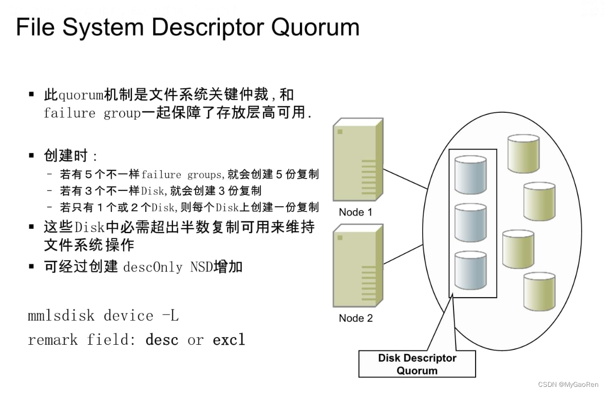 File System Descriptor Quorum