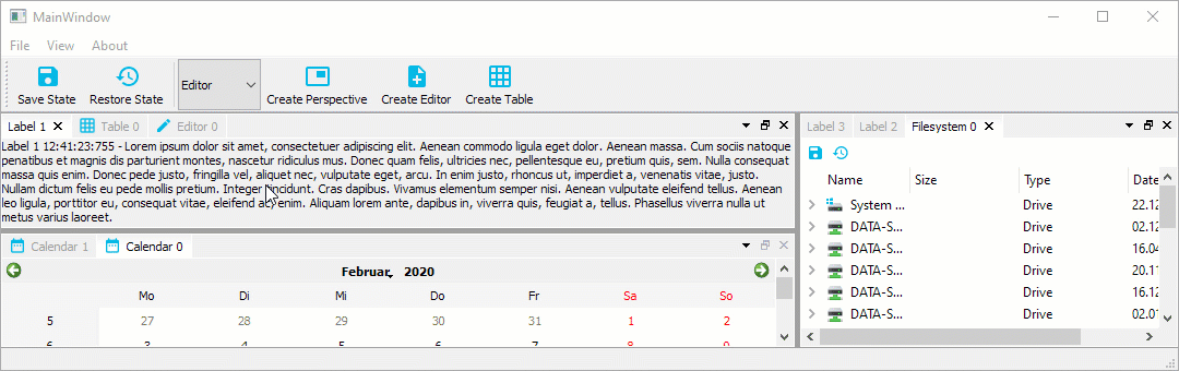 Support simultaneous dragging of Dock windows in the same area tab