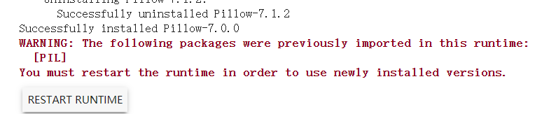 WARNING: The following packages were previously imported in this runtime: [certifi,tqdm] You must