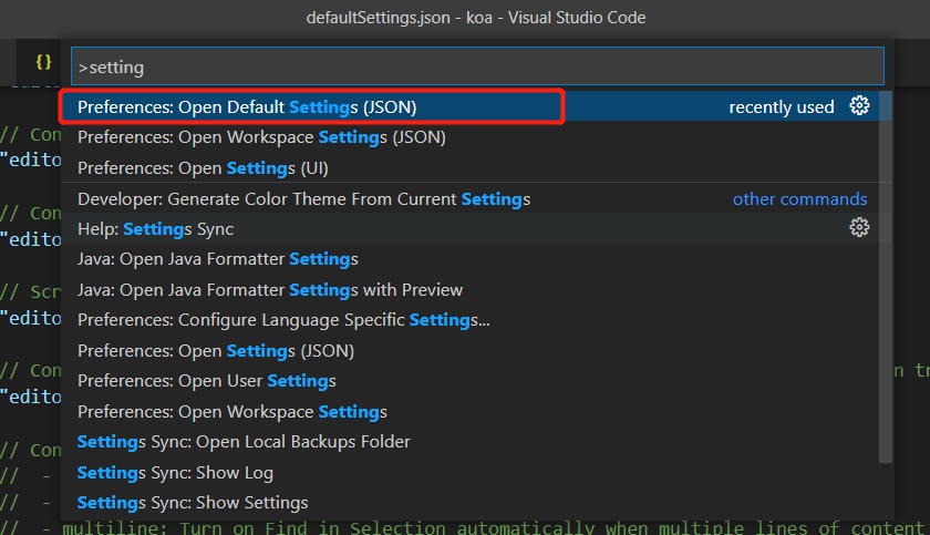 Vscode 所有的默认配置项 Jennifer33k的博客 Csdn博客 Vscode默认设置 Vscode 所有的默认配置项 Jennifer33k的博客 Csdn博客 Vscode默认设置