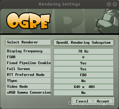 渲染参数的设置
