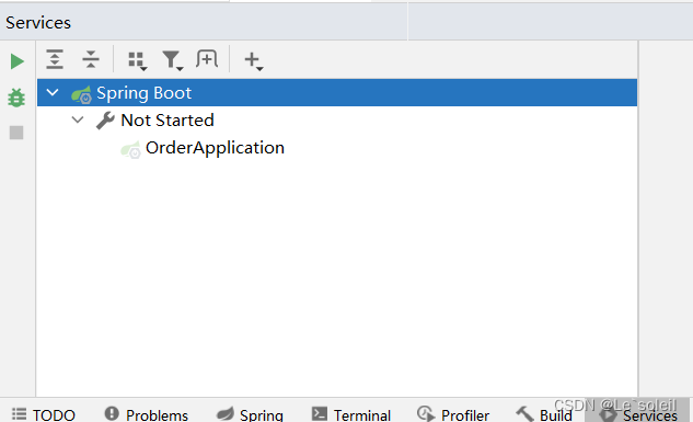 在springboot项目中显示Services面板的方法