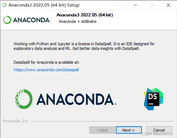 Anaconda + DataSpell
