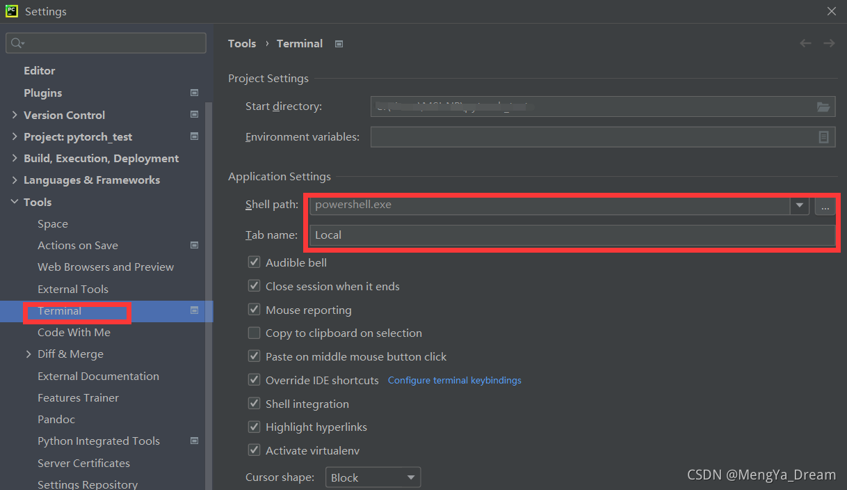 【PyCharm】 : Cannot open Local Terminal Failed to start [powershell.exe] in C:\Users\.......的原因（高效解决）