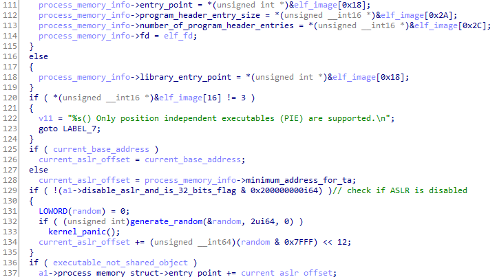 Randomization of code and data segments: