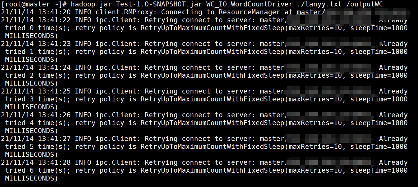 hadoop报错INFO ipc.Client Retrying connect to server解决CSDN博客