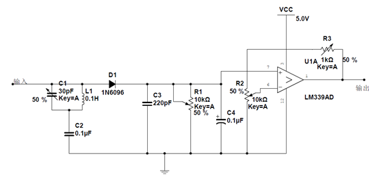 检波整形电路图