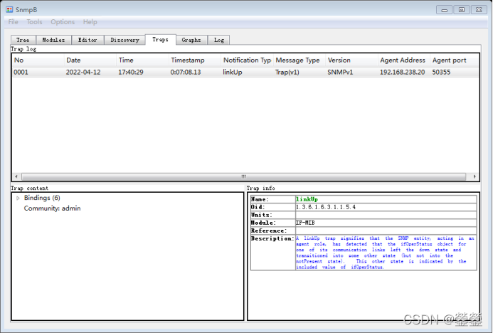 SNMP实验(需要snmpb)-CSDN博客