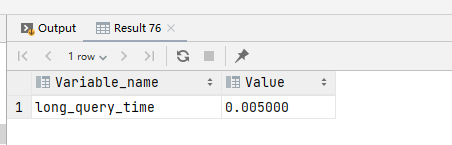 datagrip 设置mysql慢查询时间_mysql