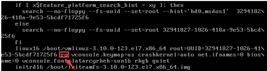 inux启动输入密码出现module is unknown