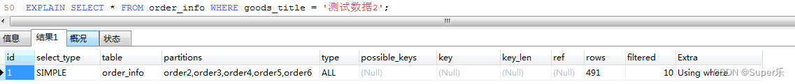 mysql分区之RANGE类型