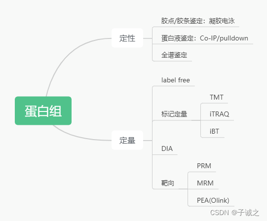 蛋白组学方法学分类