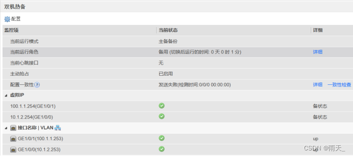 安全防御 --- 防火墙高可靠技术