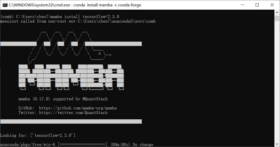 conda的多线程下载工具mamba（解决Anaconda3 solving environment 巨慢的方法）