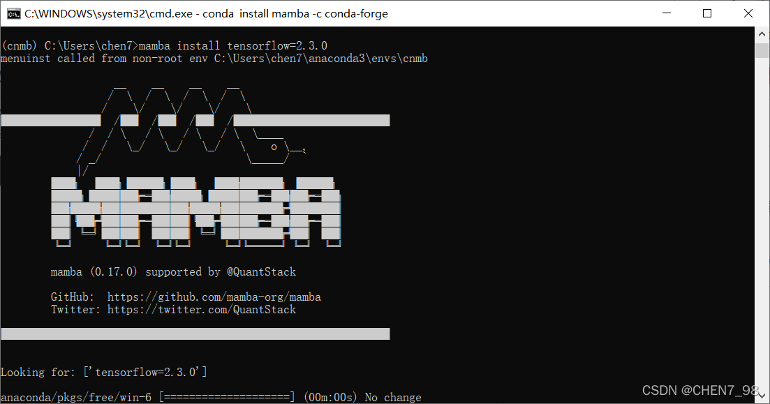 conda的多线程下载工具mamba（解决Anaconda3 solving environment 巨慢的方法）