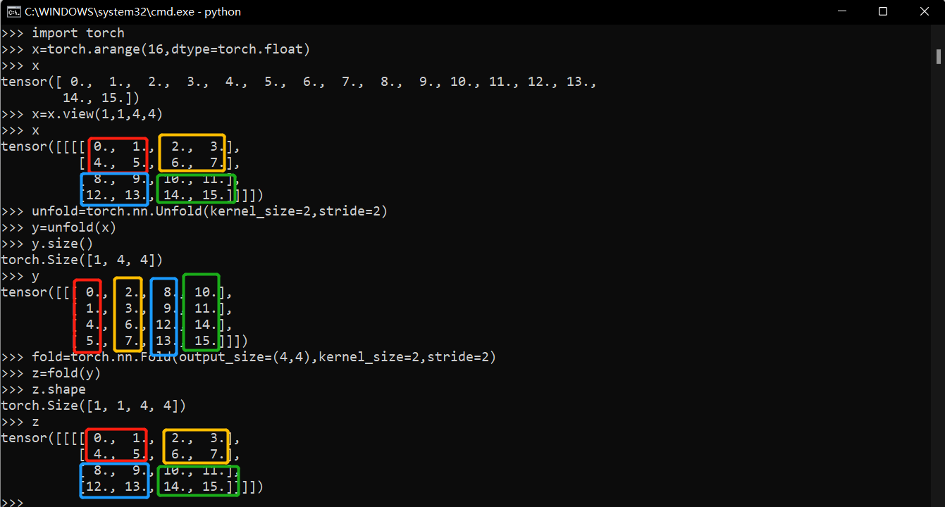 torch.nn.Unfold和torch.nn.Fold_nn.fold是什么意思CSDN博客