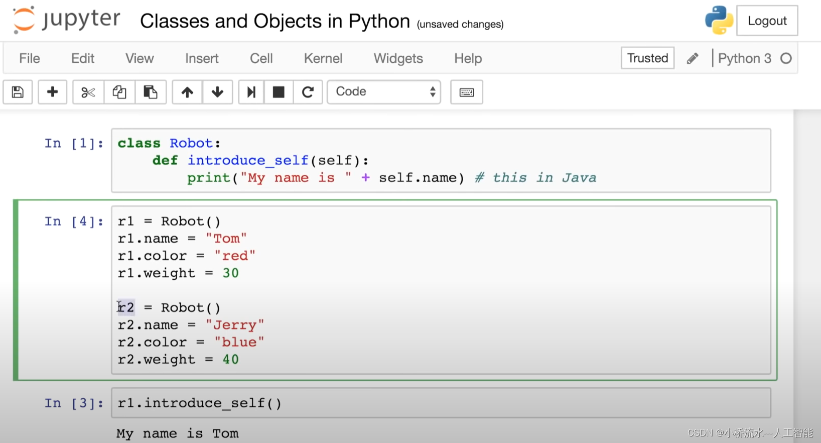 三分钟学习一个python小知识2-----------我的对python的类（Class）和对象（Object）的理解