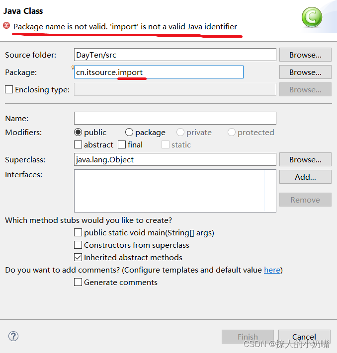 Package name is not valid . ‘import‘ is not a valid Java identifier_is ...