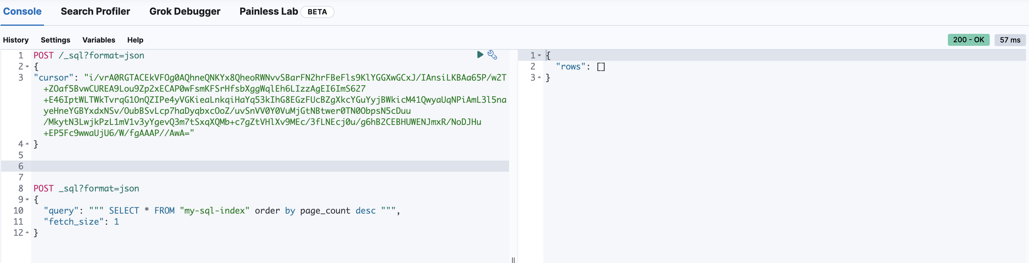 【Elasticsearch】SQL操作相关