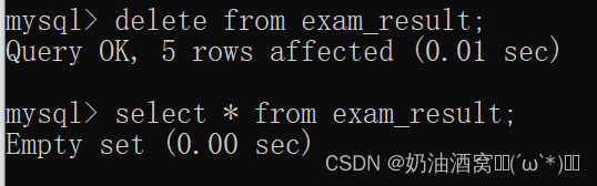 MySQL表的增删改查（数据库系列3）