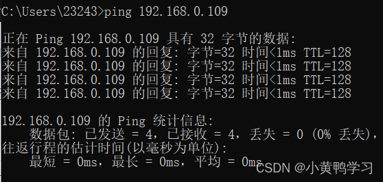 ping IP地址