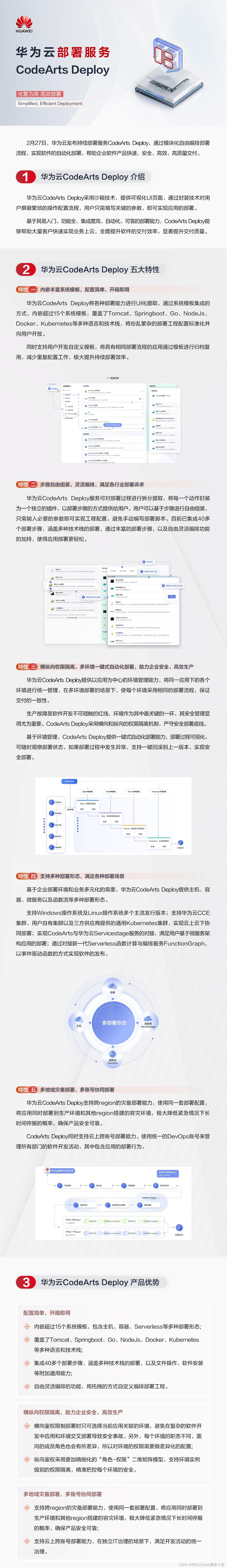 软件高效自动化部署：华为云部署服务CodeArts Deploy