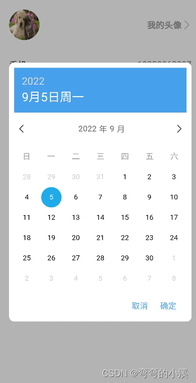 jQuery实现移动端手机选择日期日历插件