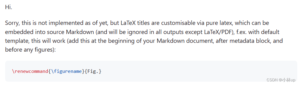 Markdown pandoc-crossref自定义图表前缀（解决figureTitle和tableTitle被XeLaTex忽略的问题 ）