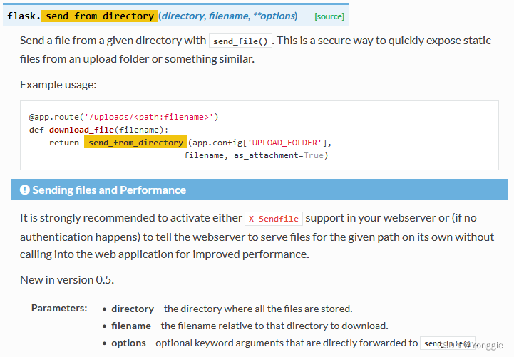 Flask的send file和send_from_directory的区别