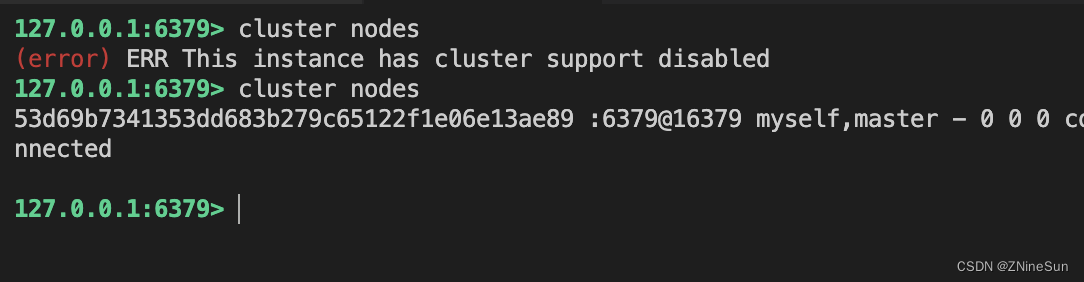 解决：ERR This instance has cluster support disabled