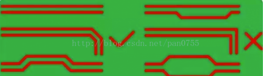 PCB LAYOUT特殊走线总结_pcb差分线布线规则-CSDN博客