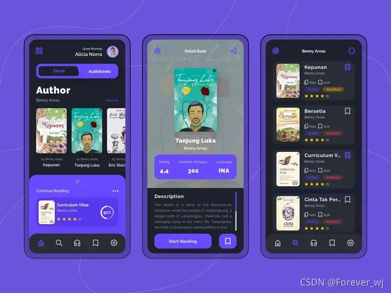 Ebook & Audiobooks Store App by DRY