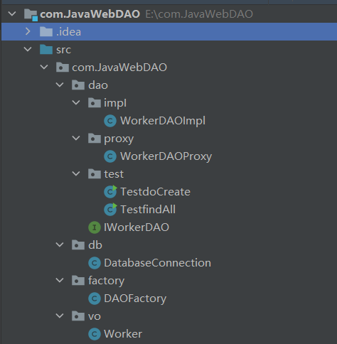JavaWeb-DAO设计模式