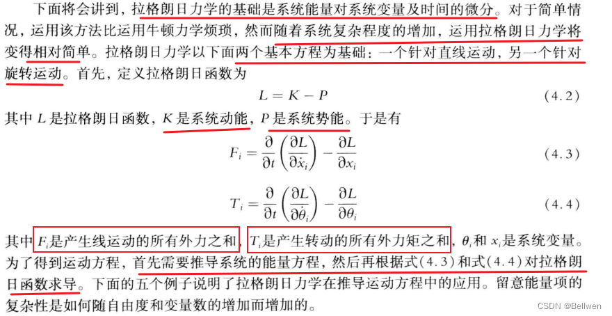 Lagrangian mechanics