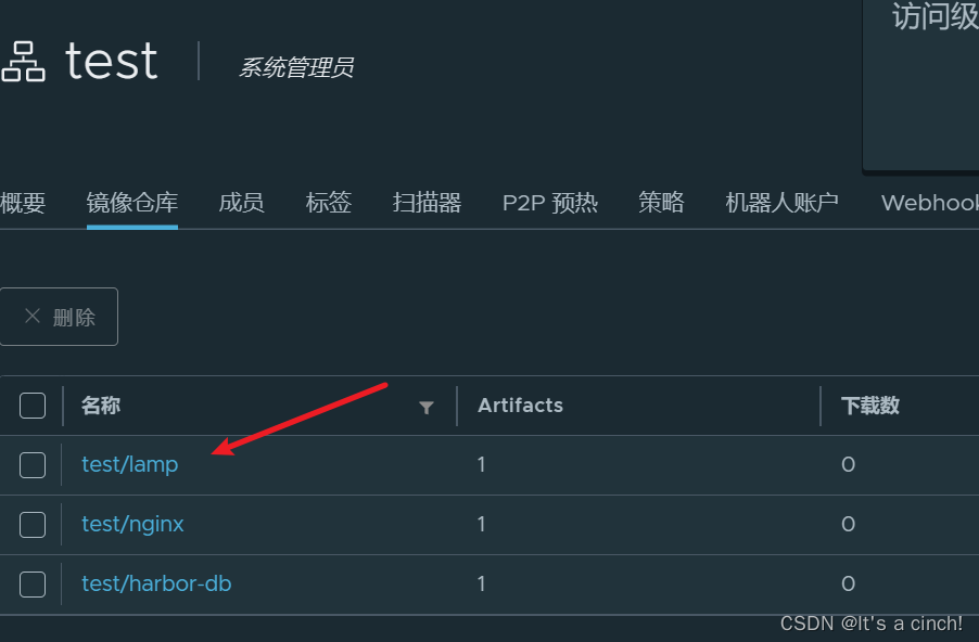 Dockerfile快速搭建自己专属的LAMP环境，生成镜像lamp:v1.1，并推送到私有仓库