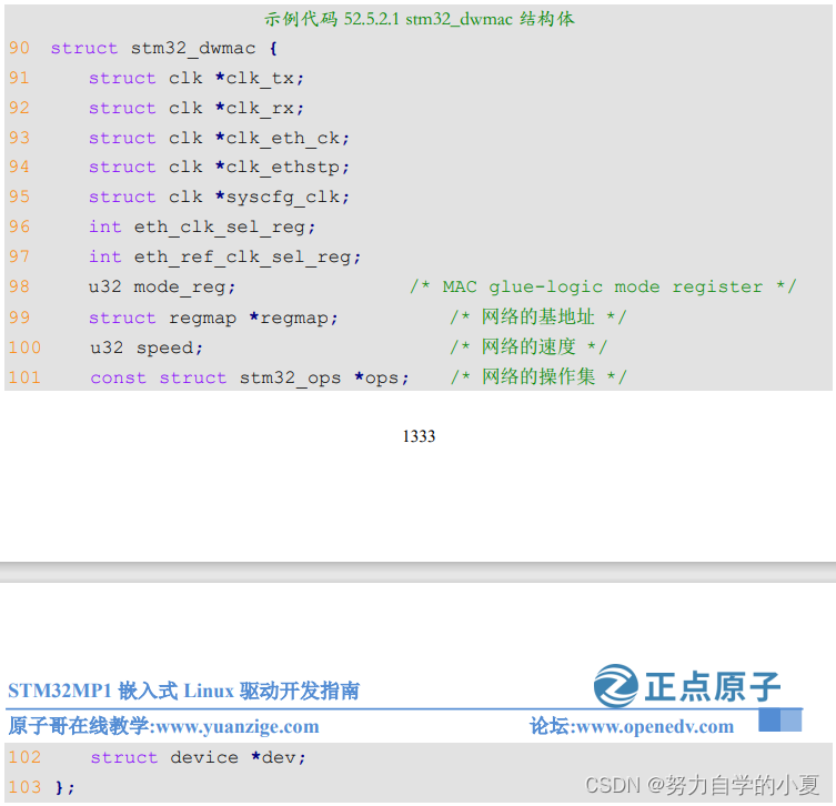 stm32_dwmac结构体