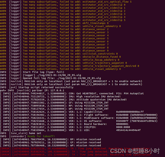 [ERROR] [1698818847.655065653, 708.128000000] TM Time jump detected
