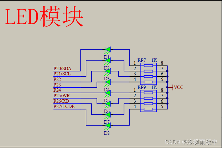 第一章、stc89c52单片机控制LED_c52单片机led灯控制技术文档-CSDN博客