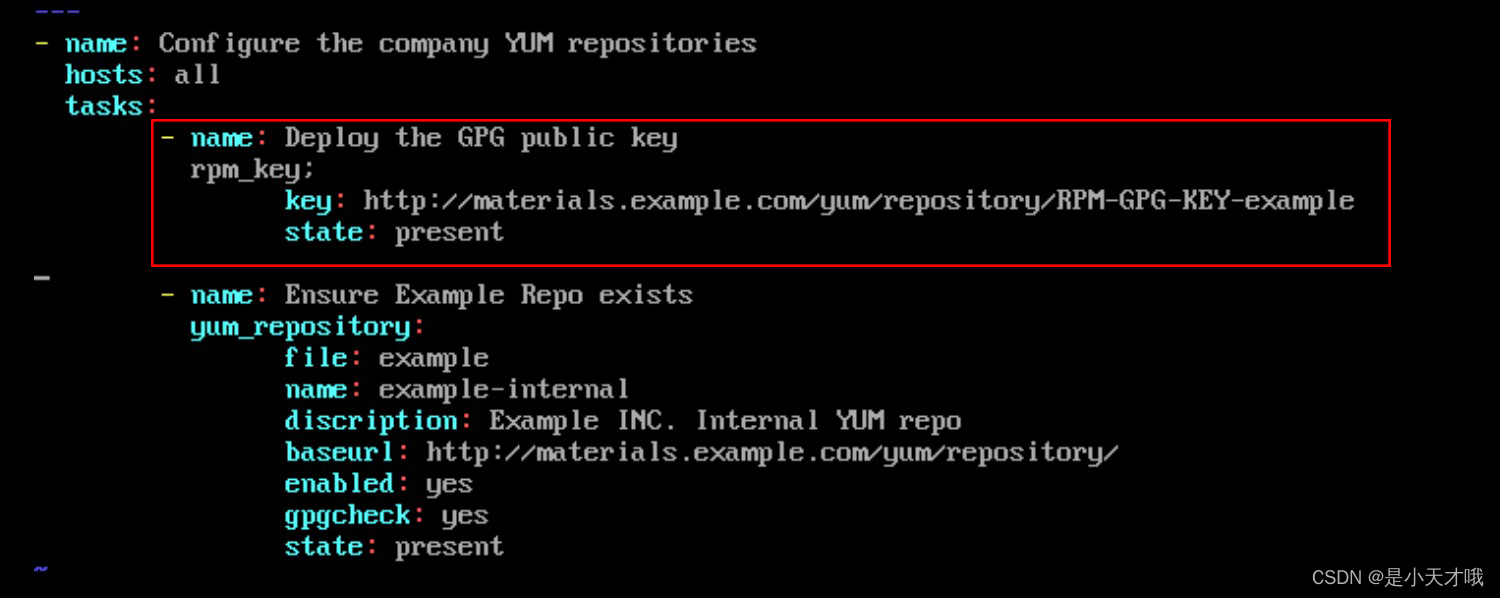 百战RHCE（第六十四战：运维工程师必会技Ansible 模块应用2配置yum存储库）_yum update ansibleCSDN博客
