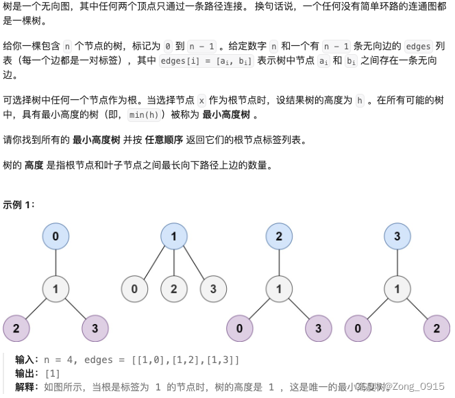 想要精通算法和SQL的成长之路 - 最小高度树