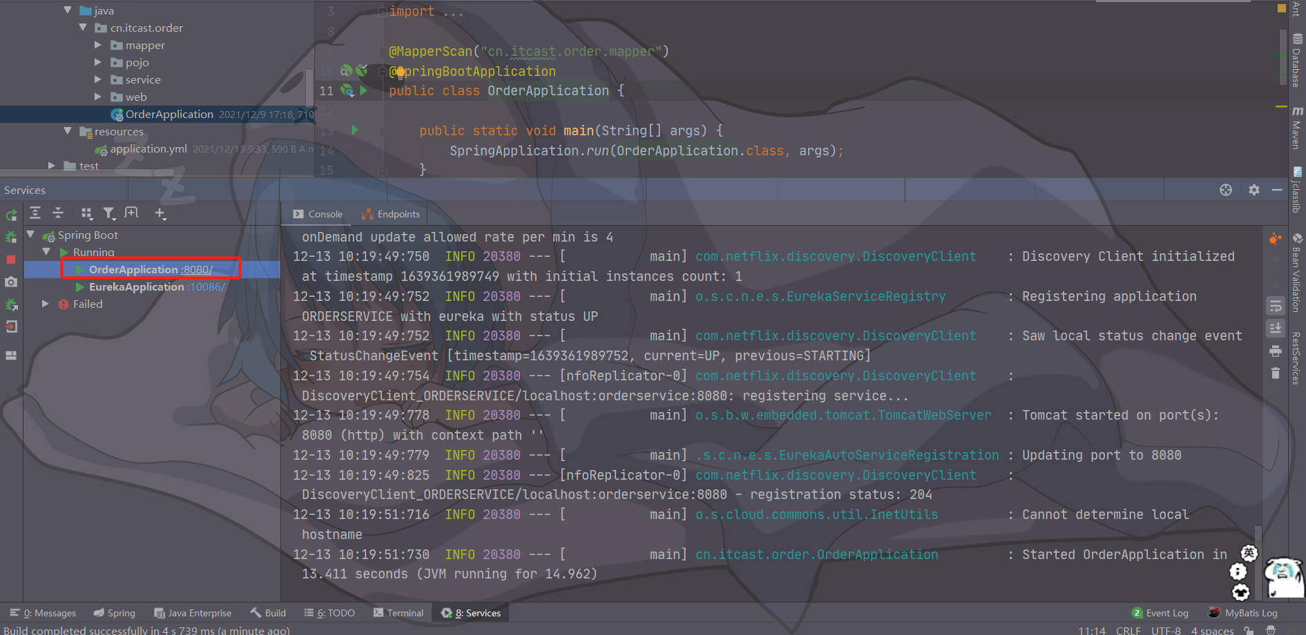 eureka client无法启动,java.lang.IllegalStateException Failed to introspect